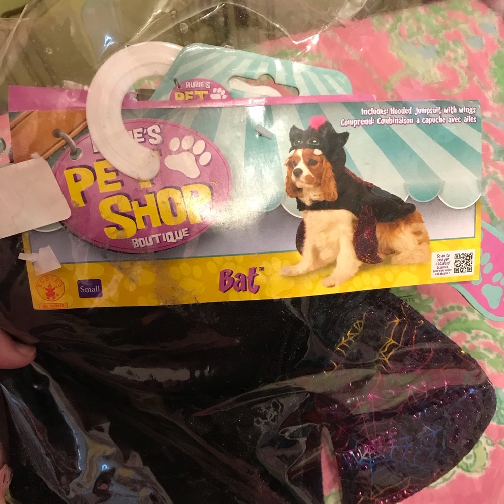 Rubie’s Pet Shop Boutique bat Halloween Costume Size small